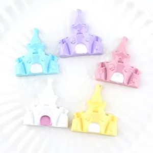 Alta calidad princesa Castillo diseño teléfono caso accesorio gran oferta DIY Flatback resina cabujón recuerdo - Product Image 2