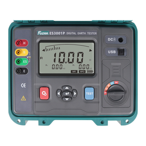 เครื่องทดสอบความต้านทานดิน FUZRR ES3001P 0.00-9999 กิโลมิเตอร์ เครื่องวัดความต้านทานดิน 200k เครื่องตรวจจับเครือข่ายสายดิน ดิจิตอล แสดงผลสีเต็มรูปแบบ - Product Image 5