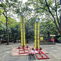 Vente en gros de jeux d'attraction personnalisés et amusants Power Games High Striker de 10 à 17 pieds pour parcs d'attractions et fêtes foraines
