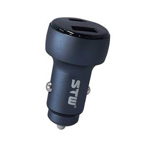 Cargador de Coche Tipo C de 48W con Monitoreo de Voltaje, Metálico, Universal 12-24V, USB + Tipo-C, Multifuncional - Product Image 6