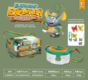 Jouet d'apprentissage des sciences <span class=keywords><strong>pour</strong></span> enfants, Kit d'explorateur en plein air, Collection d'insectes, boîte d'observation, attrape-papillon, <span class=keywords><strong>filet</strong></span>, jouets d'aventure - Product Image 5