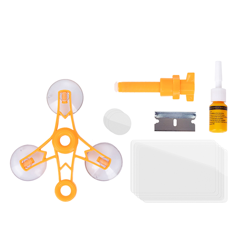 Набор для ремонта ветрового стекла, жидкость для ремонта автомобильных стекол, микросхем для трещин и стекол