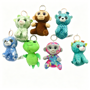 Customized 3D Cartoon <b>Bear</b> Plush Pillow Soft Toys Multicolor <b>Cute</b> Animal Embossed Stress Relief for Kids Collectors - Product Image 2