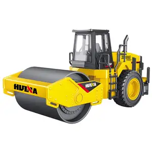 Diecast Toys Huina 1/40 Alloy Roller Static Model 1915 Road Roller Simulation Engineering Vehicle Toys Car Children Gifts