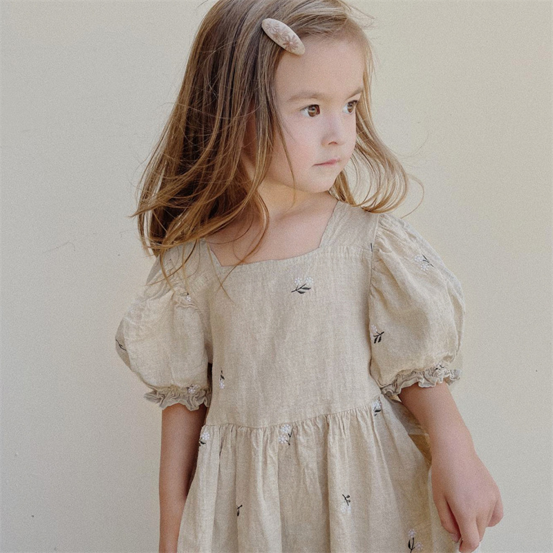 Shop Our Vintage Kids Girls Dress - 100% Cotton & Embroidery