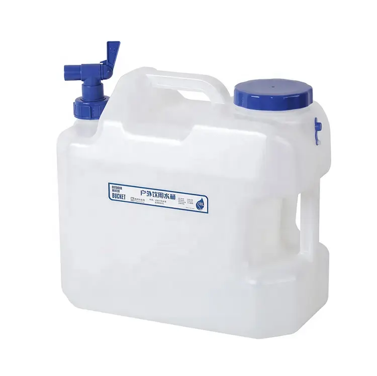 Outdoor water carrier 18L travel water container plastic cooler with tap