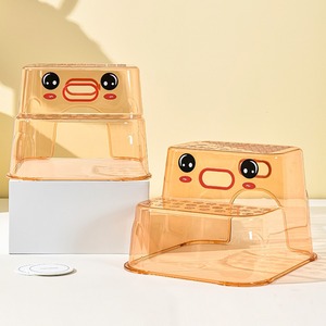 Multifunctional <b>Plastic</b> Non Slip <b>Step</b> Stool For Children Toilet Use 2-4 Years Yellow Rose Red - Product Image 2
