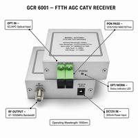 Node Optik Mini CATV Kompatibel XGS-PON GPON 1550nm AGC FTTH Fiber to Home Kabel TV Jaringan HFC Penerima RF