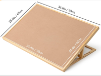Planche de puzzle en bois 1500 pièces inclinable FSC, planche de puzzle réglable avec chevalet/support intégré, table de puzzle portable