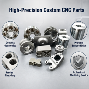 OEM ODM Custom Fabrication CNC Machining Service With Tight Tolerance Down to 0.005mm Per Customer's Drawings and Samples