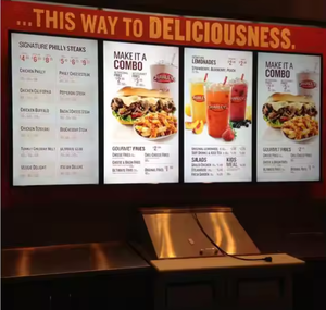 Pantalla LCD de Publicidad Interior Full HD de 23.6 Pulgadas, 2K 4K, Tablero de Menú para Restaurantes de Comida Rápida, Pantalla Digital para Kiosco - Product Image 2