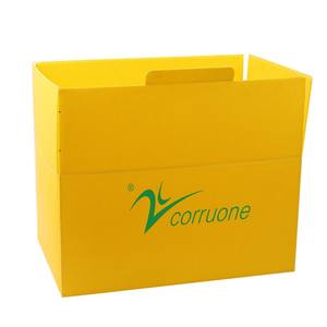 กล่องเก็บของพลาสติก PP แบบพับได้กล่องพลาสติกลูกฟูกปรับแต่งได้ดีไซน์ล่าสุด - Product Image 4