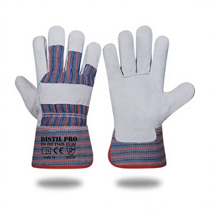 Furniture Leather Work <b>Gloves</b> Canadian <b>Rigger</b> Reinforced Cuff Cold Heat Resistant Anti-static Anti-Chemical Durable Construction - Product Image 1