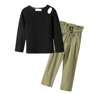 Baby 2 Piece Sets Girls Kids Clothes High Waist Baby Pants Baby Fall Set New Products on China Market - Product Image 1