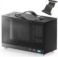 Boîtier de jeu PC personnalisé S300 Mid-ITX portable avec entrée/sortie frontale USB 3.0 et mini tour Type-C pour application de bureau