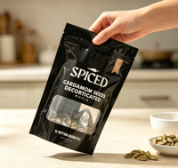 Sachet d'emballage alimentaire personnalisé anti-odeur en Mylar, Doypack refermable à fermeture éclair, pochette thermoscellable en aluminium