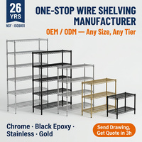 Chariot de rangement utilitaire en métal à 5 niveaux sur roulettes, étagère organisatrice polyvalente pour bureau, salon, collations, non pliable