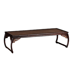 <b>Bamboo</b> Top <b>Coffee</b> <b>Table</b> Black Chinese Style Adult Use - Product Image 5