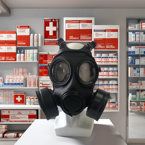 หน้ากากป้องกันแก๊สพิษแบบซักได้ทำจากซิลิโคนป้องกันฝุ่นใช้ซ้ำได้ MF20C - Product Image 3