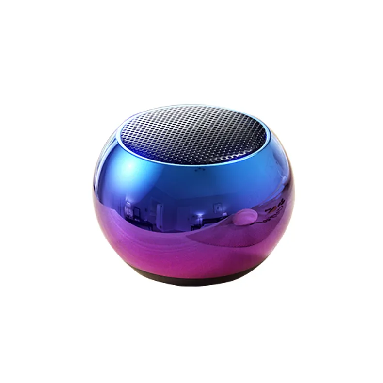 M3 Super Mini Bluetooth Wireless Speaker Multi-Function Outdoor Portable Round Small Steel Cannon Popular For Mobile Phone