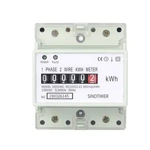 Factory Price sale 5(100)A 230VAC 50/60Hz Single Phase Energy Counter Meter Analog Electric Wattmeter