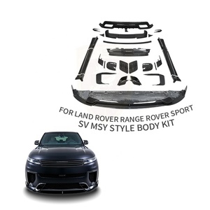 Kit carrosserie en fibre de carbone sèche style MSY pour <span class=keywords><strong>Land</strong></span> <span class=keywords><strong>Rover</strong></span> Range <span class=keywords><strong>Rover</strong></span> <span class=keywords><strong>Sport</strong></span> SV L461 : Lame avant, diffuseur arrière, spoiler, kit aérodynamique - Product Image 1