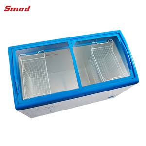 Congélateur coffre commercial avec porte vitrée pour la présentation des produits, modèle Ice Sfmc-437s(n) - Product Image 3