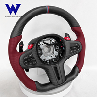 Volant en fibre de carbone mat adapté aux BMW Série G G38 G30 G31 G32 X3 G01 X4 G02 M2 G80 M4 G82 G42 G20 LCI M5 F90 G11