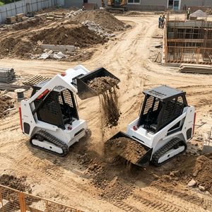Electric <strong>Mini</strong> Backhoe Loader 1.5 Ton Kubota Small <strong>Digger</strong> Hydraulic Crawler Loader Small Loader Shovel Truck - Product Image 2