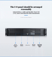Boîtier de serveur industriel 2U durable, format ATX, 4 emplacements, ventilateurs 80 mm, acier 1,0 mm, GPU 290 mm, Caja para Servidor 2U