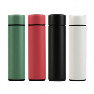 Bouteilles d'eau intelligentes en acier inoxydable avec affichage de la température LED, flacons isothermes numériques de 500 ml - Product Image 3