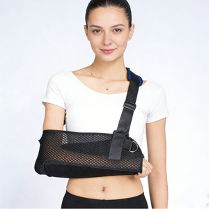 Venta al por mayor: Soporte de brazo inmovilizador unisex transpirable con correas para el hombro y protección para el codo, ideal para articulaciones desarticuladas. ¡El más vendido del verano! - Product Image 1