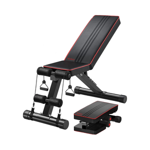 Panca pieghevole con telaio in acciaio polifunzionale per Trainer addominale inclinato a 6 vie e schienale regolabile/3 vie Unisex - Product Image 1