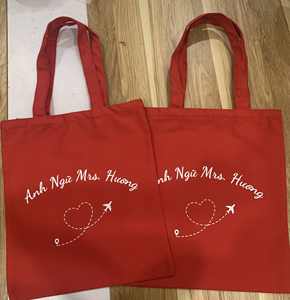 Sac de courses vierge en toile naturelle, sacs fourre-tout en coton de couleur unie pour la peinture DIY, l'artisanat et les cadeaux promotionnels (vente en gros) - Product Image 5