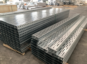 Support de chemin de câbles perforé à prix d'usine, système de chemin de câbles pré-galvanisé OEM, chemin de câbles robuste galvanisé à chaud - Product Image 4