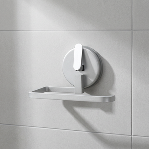 Porte-rouleau de papier hygiénique moderne sans perçage pour salle de bain avec ventouse - Product Image 3