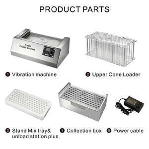 Máquina Automática para Llenar Conos Knockbox Slender, Llena 100 Conos de Papel para Fumar en Solo 2 Minutos, Compatible con Múltiples Tamaños de Cono - Product Image 5
