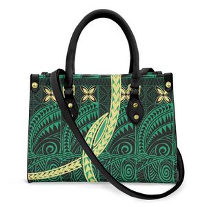 Manufactures PU <strong>Leather</strong> Bags Polynesian Tribal Samoan Tapa Pattern <strong>Red</strong> Print Custom Sling Bag Women Shoulder Handbag <strong>Purses</strong> - Product Image 2