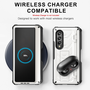 Custom Luxury 2in1 Pu Phone Cover Case Logo Case para <span class=keywords><strong>Samsung</strong></span> Z <span class=keywords><strong>Fold</strong></span> <span class=keywords><strong>4</strong></span> - Product Image 3