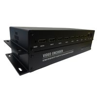 Codificador de Video IP de 8 Canales H.265 H.264 Compatible con Múltiples Canales RTSP RTMP HLS SRT