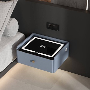 Nuovo Design Comodino Intelligente Galleggiante <span class=keywords><strong>con</strong></span> Ricarica Wireless, Arredamento per Camere d'Albergo, Cassettiera Economica, Comodino Moderno di Lusso - Product Image 3