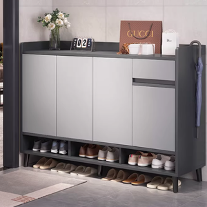 Zapatero Moderno y Sencillo de Gran Capacidad, Mueble para el Hogar, Solución de Almacenamiento Económica para Sala de Estar, Tamaño Pequeño - Product Image 4