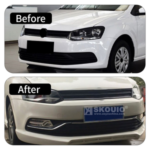 Kit carrozzeria SKOUIO-W5 con labbro anteriore con labbro posteriore minigonne laterali per <span class=keywords><strong>Volkswagen</strong></span> <span class=keywords><strong>POLO</strong></span> 2014 <span class=keywords><strong>2015</strong></span> 2016 - Product Image 4