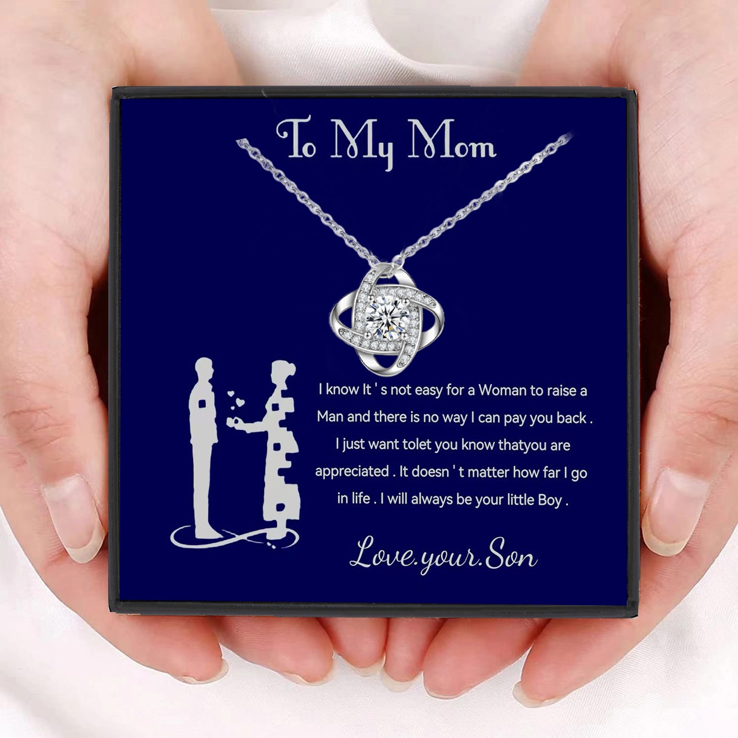 Collana con coperchio cielo e terra