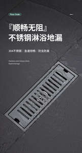 Desagüe de Piso Moderno de Acero Inoxidable 304 Cromado, Fácil Instalación, para Baño, Bañera y Lavabo - Product Image 2