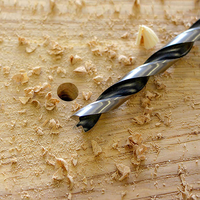 Pointe de perçage pour le bois, outil de perçage à manche rond de 3-10mm 1 pièce