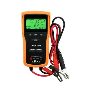VICTOR 3015 Smart Automotive 12V Lead-acid Battery Tester 100 - 1700 CCA 9v -18v Voltage Electrical Analyzer
