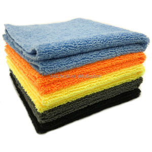 Paño de limpieza de coche de microfibra de pila larga y corta sin bordes de 40x40cm 400 GSM para detalles automáticos Toalla de lavado de coches - Product Image 1