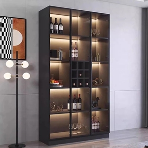Armoire à <span class=keywords><strong>vin</strong></span>, vitrine en verre, armoire murale de <span class=keywords><strong>rangement</strong></span> moderne et simple pour le salon - Product Image 4