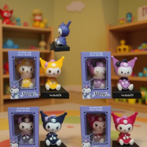 Funko My Melody Doll 15-30cm Q Version Mini jouet de dessin animé en plastique, figurine de collection unisexe pour enfants de 8 à 13 ans - Product Image 2